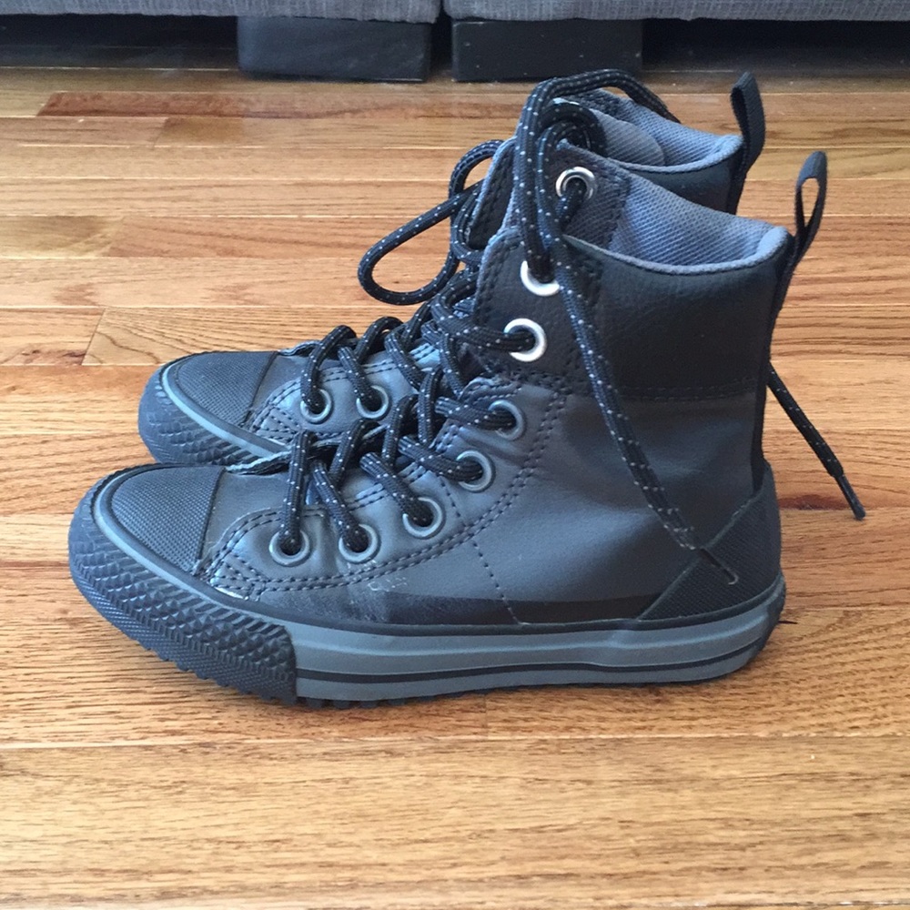 Leather High Top Converse